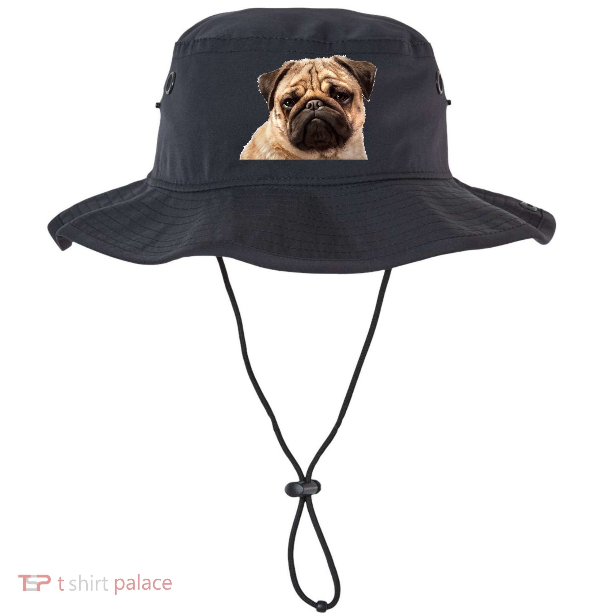 Dog - Close-Up of Pug Face Bucket Hat
