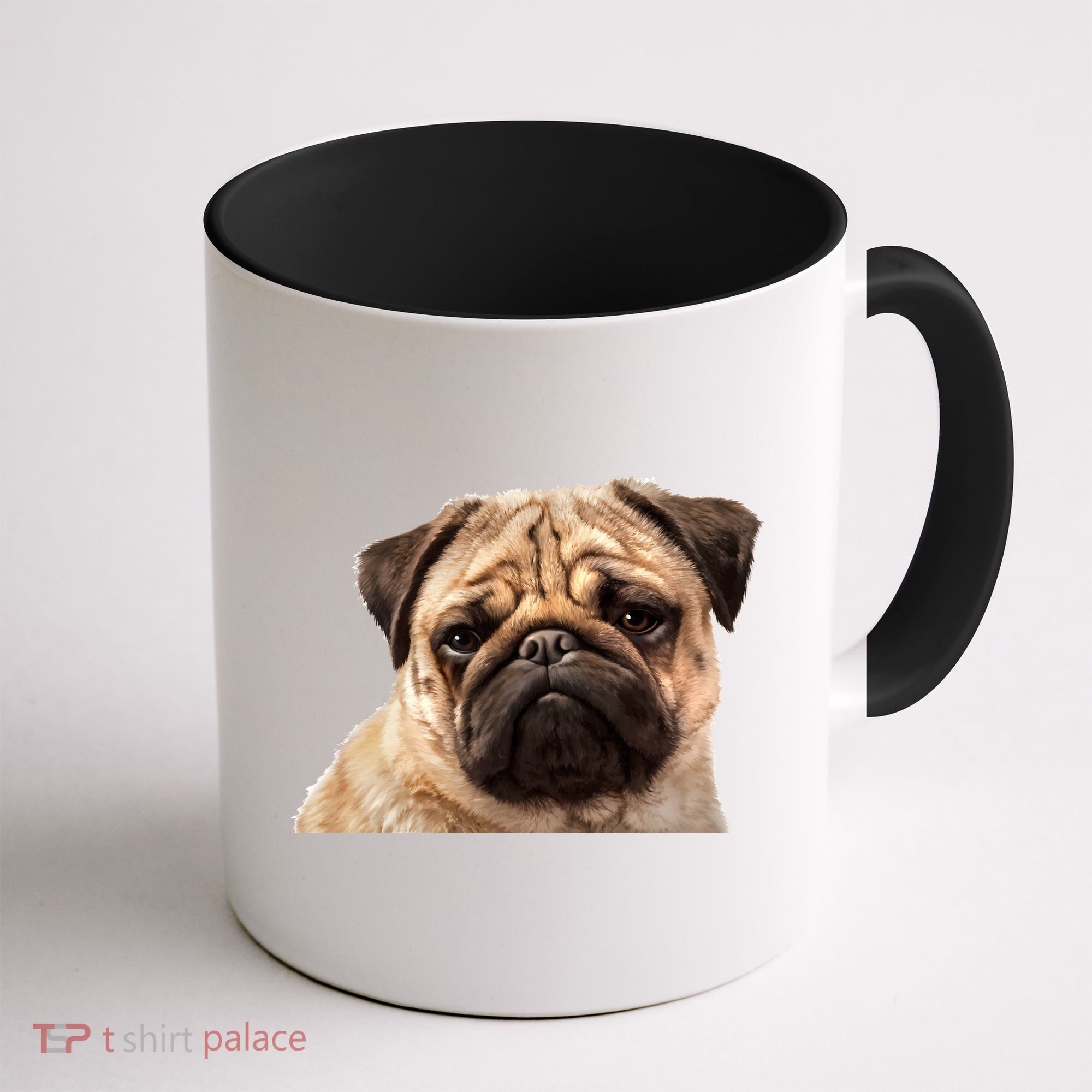 Dog - Close-Up of Pug Face Coffee Mug