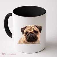 Dog - Close-Up of Pug Face Coffee Mug thumb 0