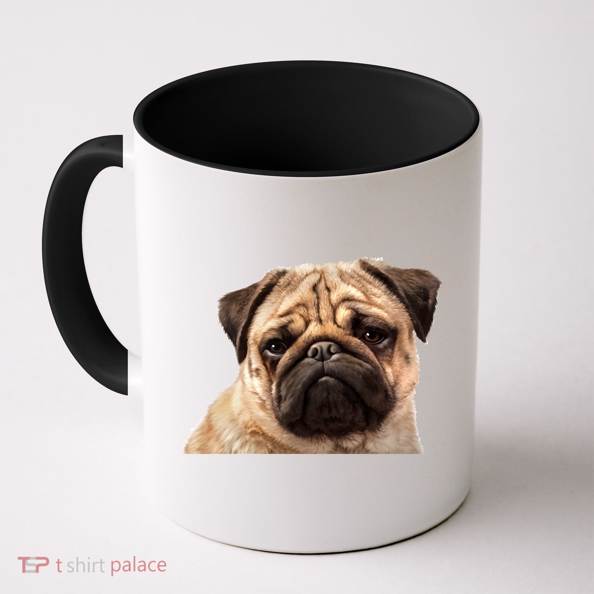 Dog - Close-Up of Pug Face Coffee Mug