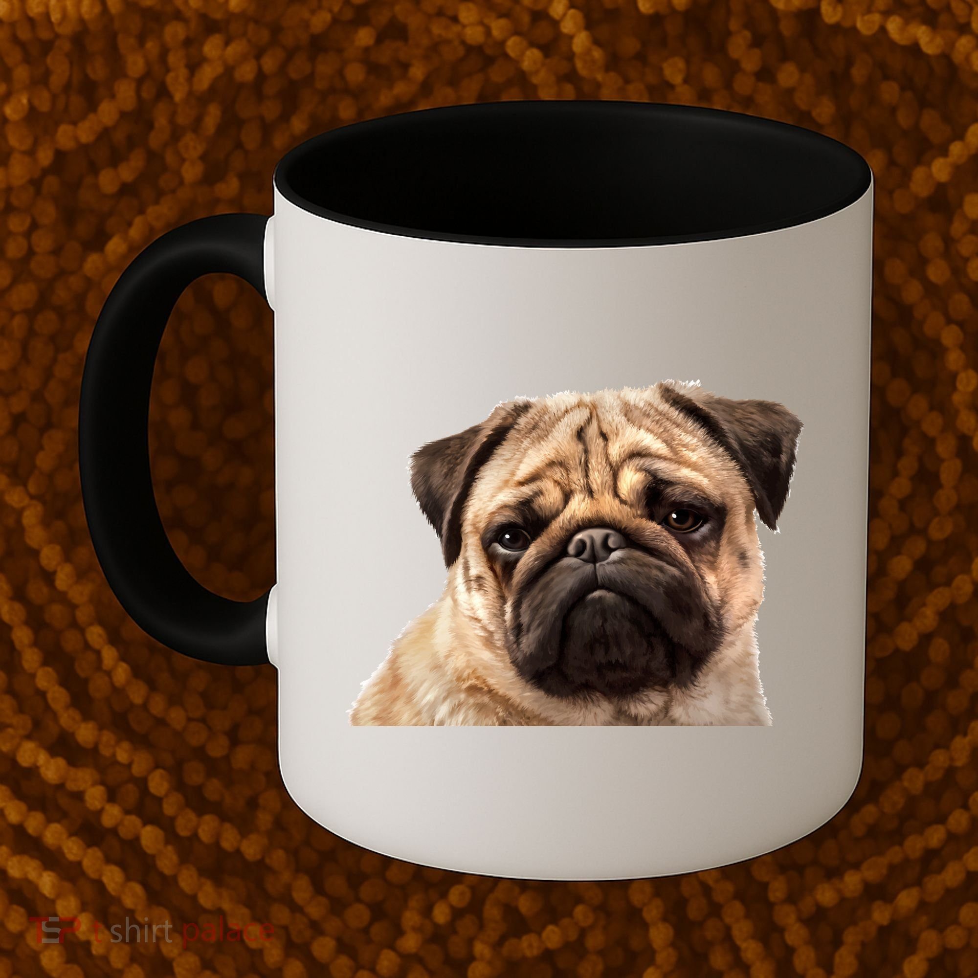 Dog - Close-Up of Pug Face Coffee Mug