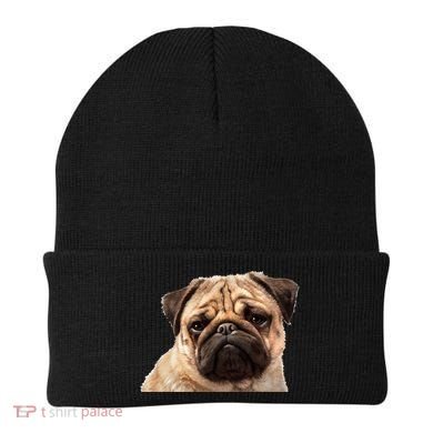 Dog - Close-Up of Pug Face Beanie