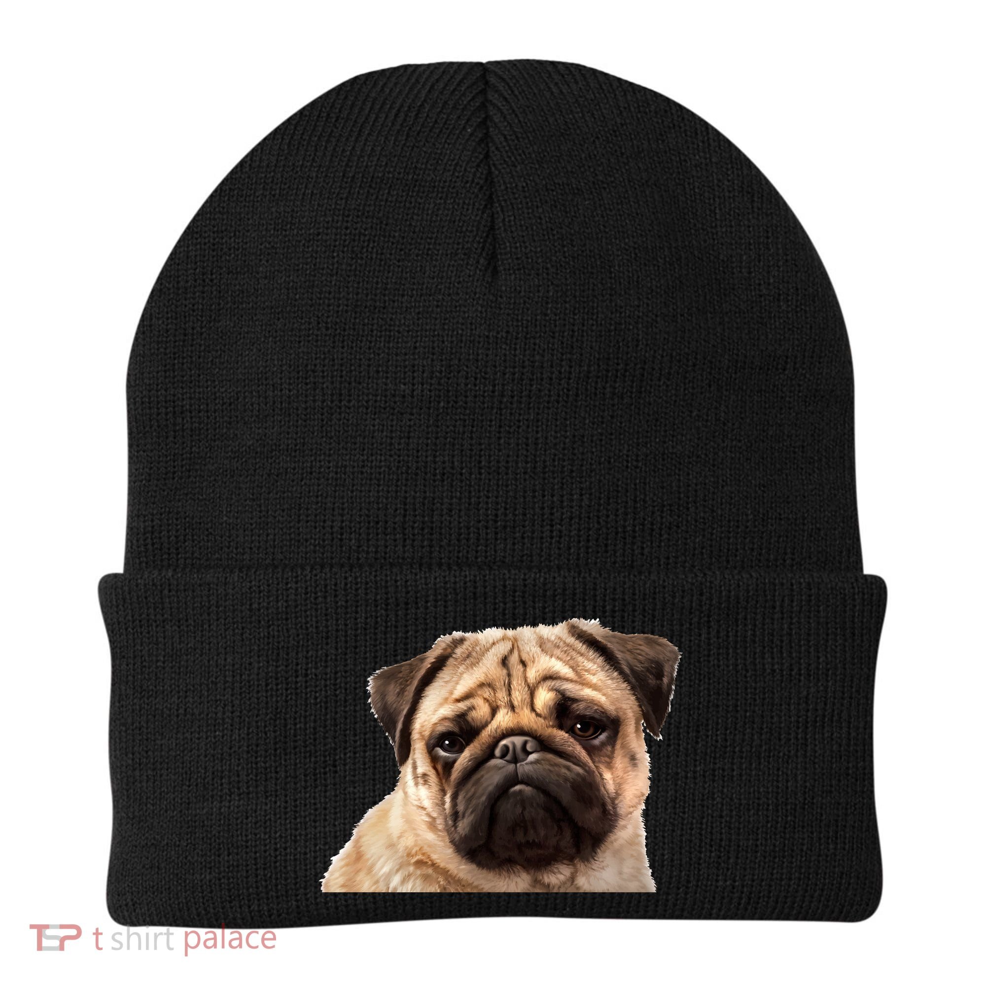 Dog - Close-Up of Pug Face Beanie