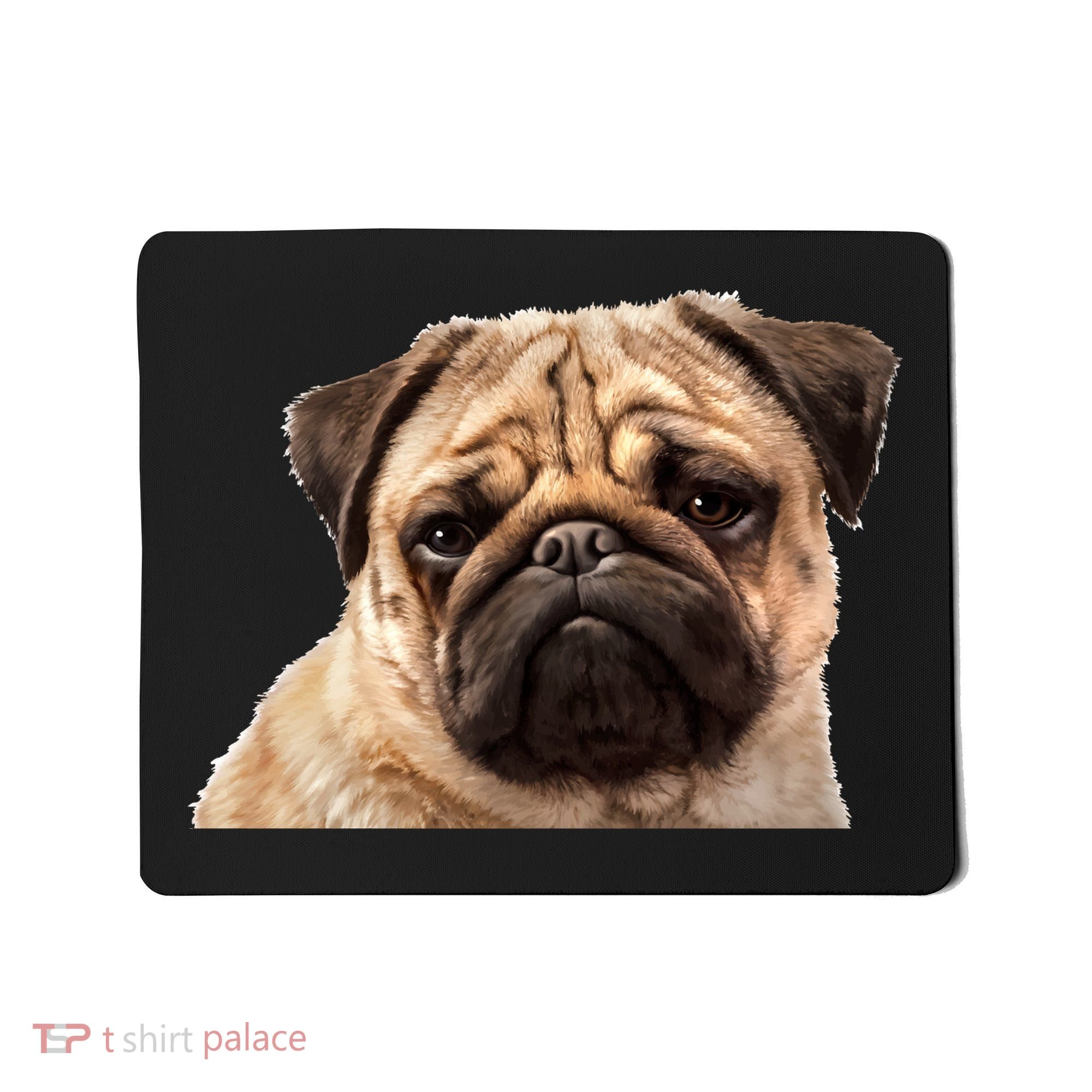 Dog - Close-Up of Pug Face Mousepad