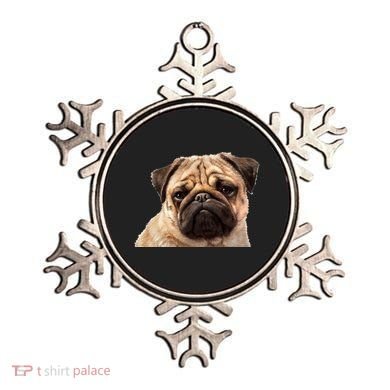 Dog - Close-Up of Pug Face Ornament