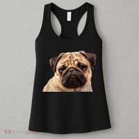 Dog - Close-Up of Pug Face Women's Tank Top thumb 3