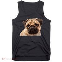 Dog - Close-Up of Pug Face Tank Top thumb 0