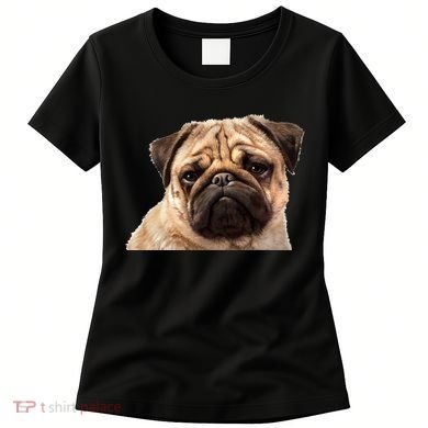 Dog - Close-Up of Pug Face Women's T-Shirt
