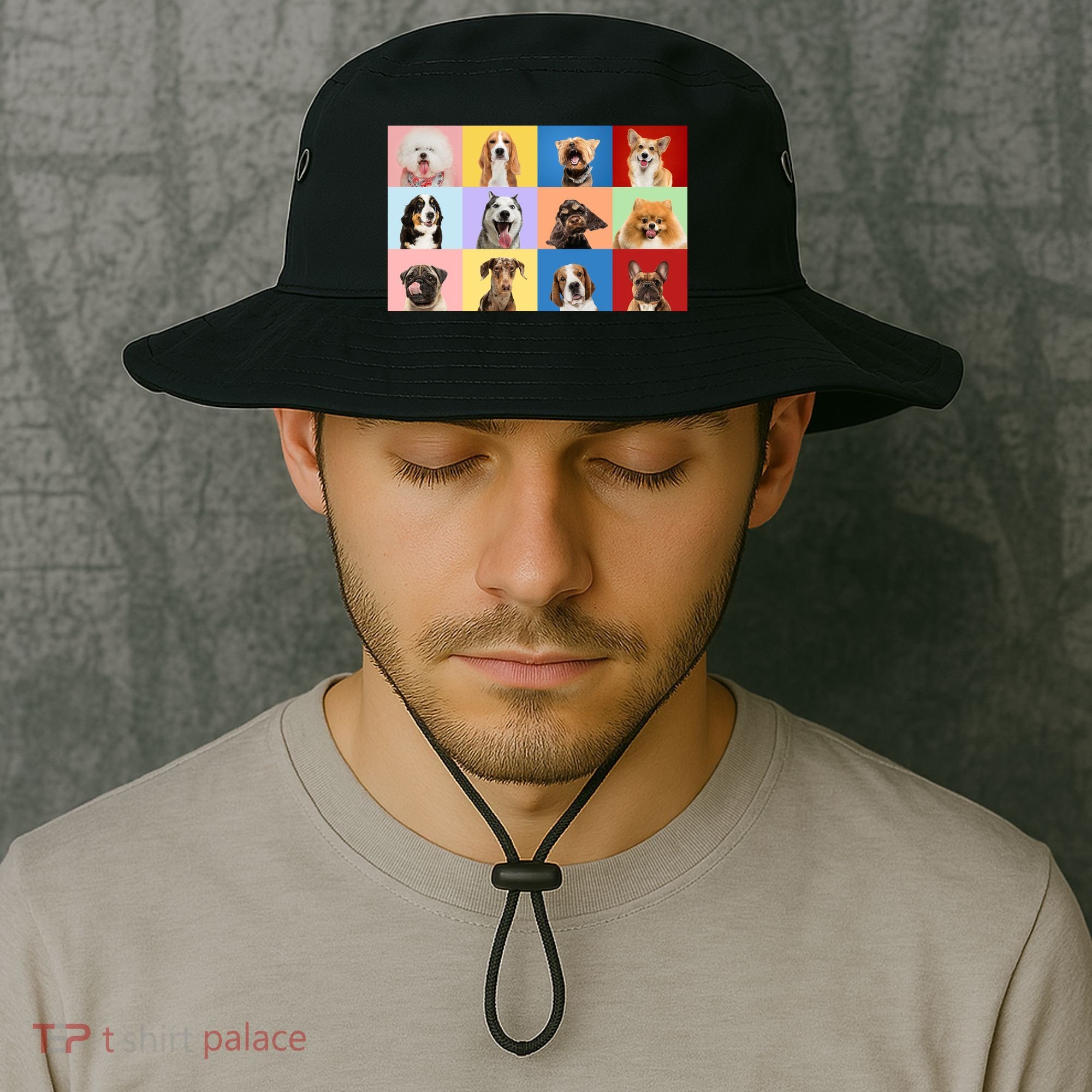 Dog Collage Bucket Hat