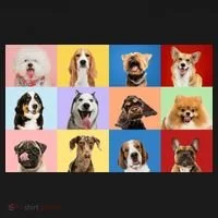 Dog Collage Polo thumb 3
