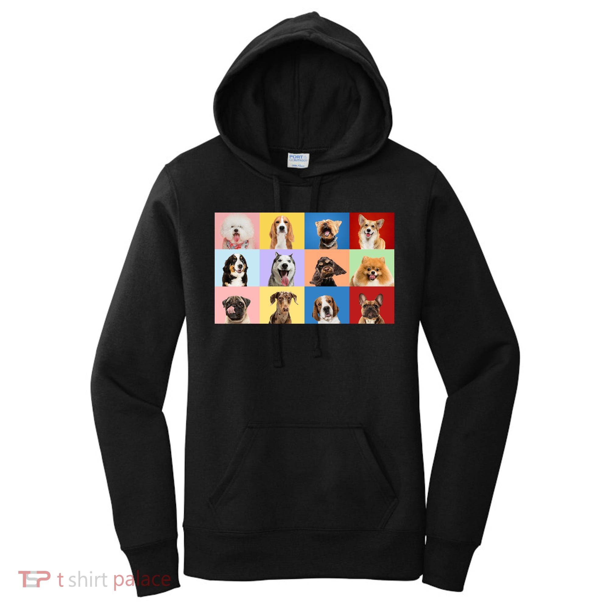 Dog Collage Women's Hoodie