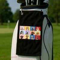 Dog Collage Golf Towel thumb 2