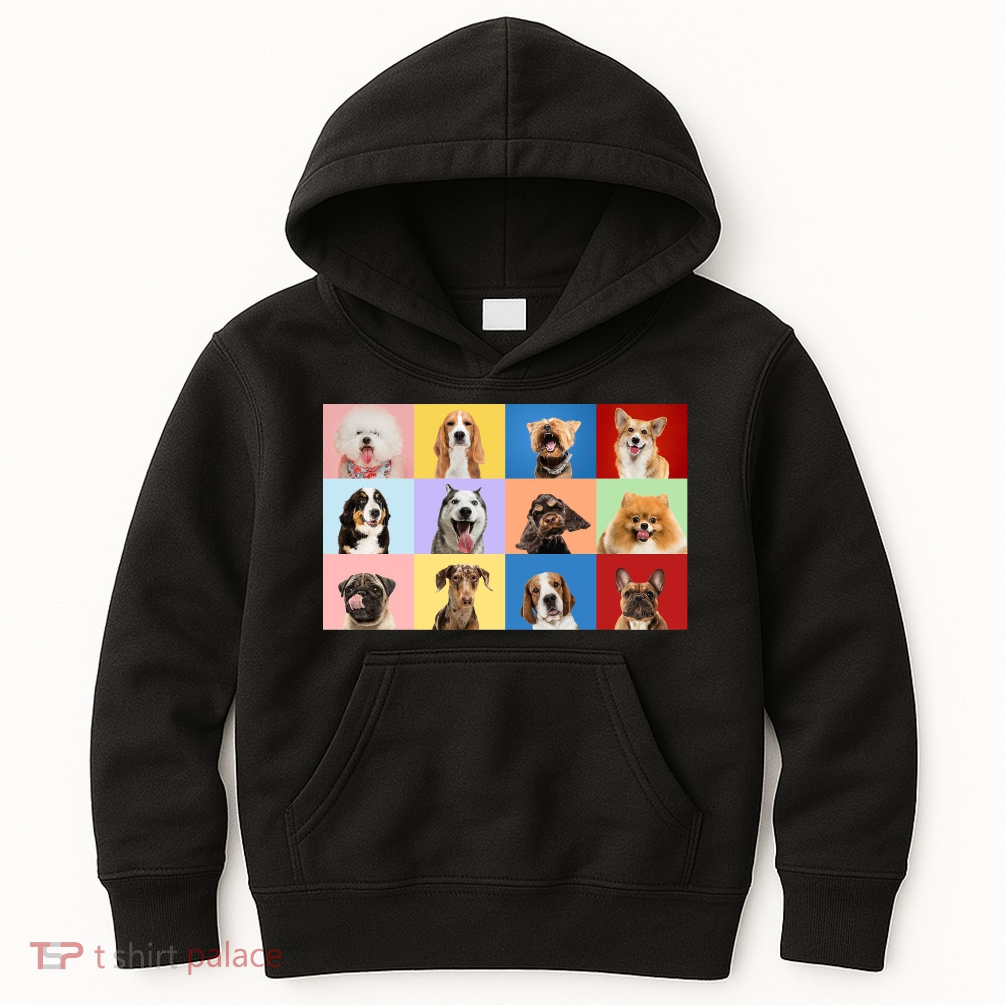 Dog Collage Kids Hoodie