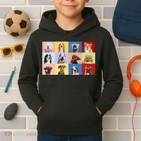 Dog Collage Kids Hoodie thumb 2