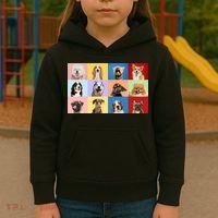 Dog Collage Kids Hoodie thumb 3
