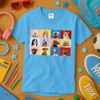 Dog Collage Kids T-Shirt thumb 3