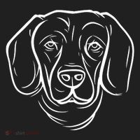 Dog Face Outlined Women's Sweatshirt thumb 2