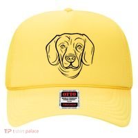 Dog Face Outlined Hat thumb 0