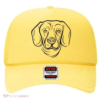 Dog Face Outlined Hat