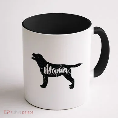 Dog Mama Mom Coffee Mug back