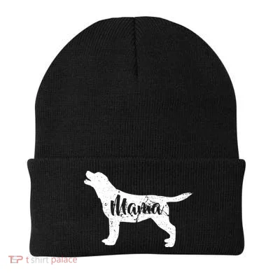 Dog Mama Mom Beanie