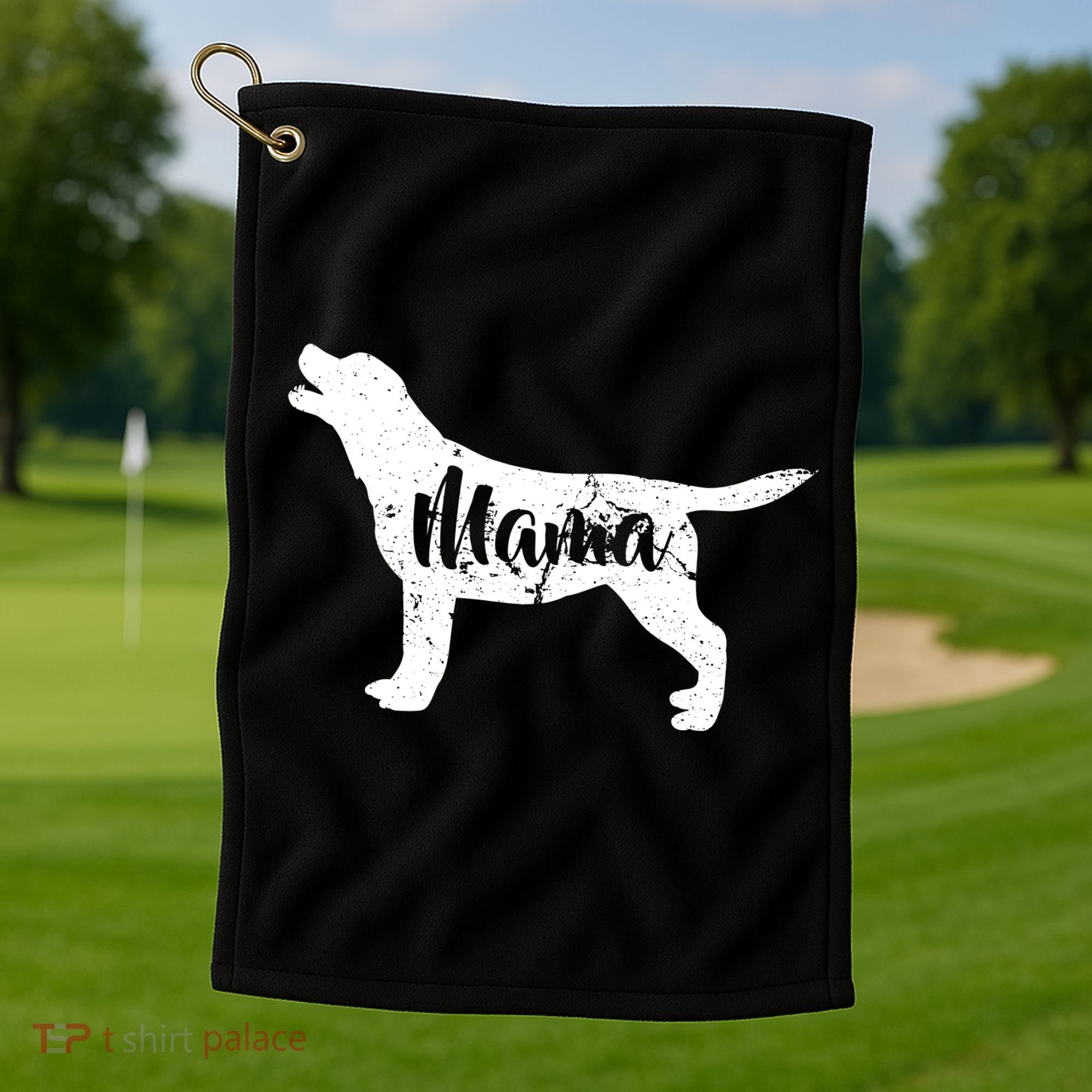 Dog Mama Mom Golf Towel