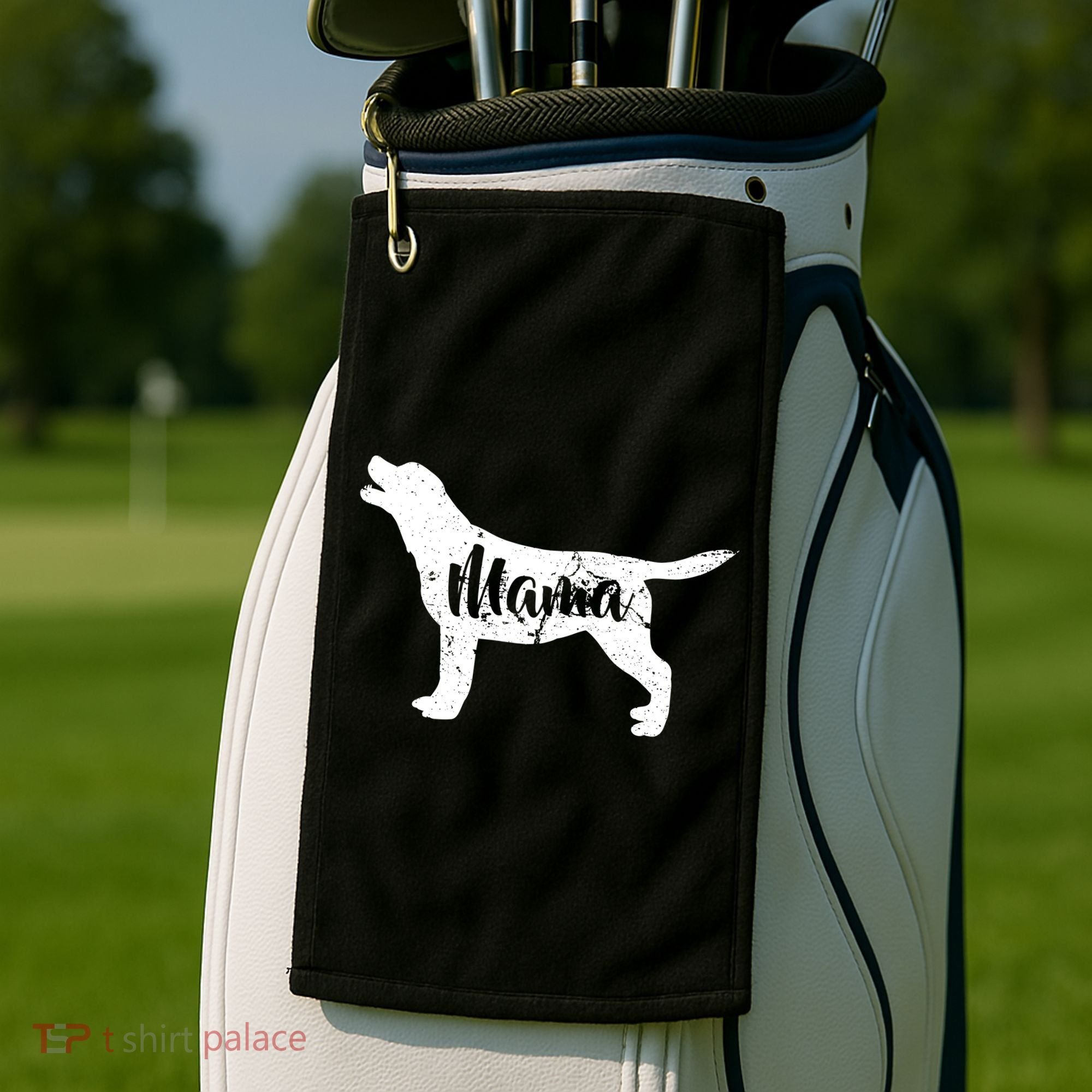 Dog Mama Mom Golf Towel