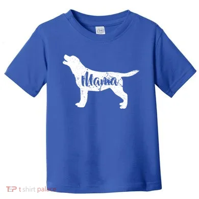 Dog Mama Mom Toddler T-Shirt