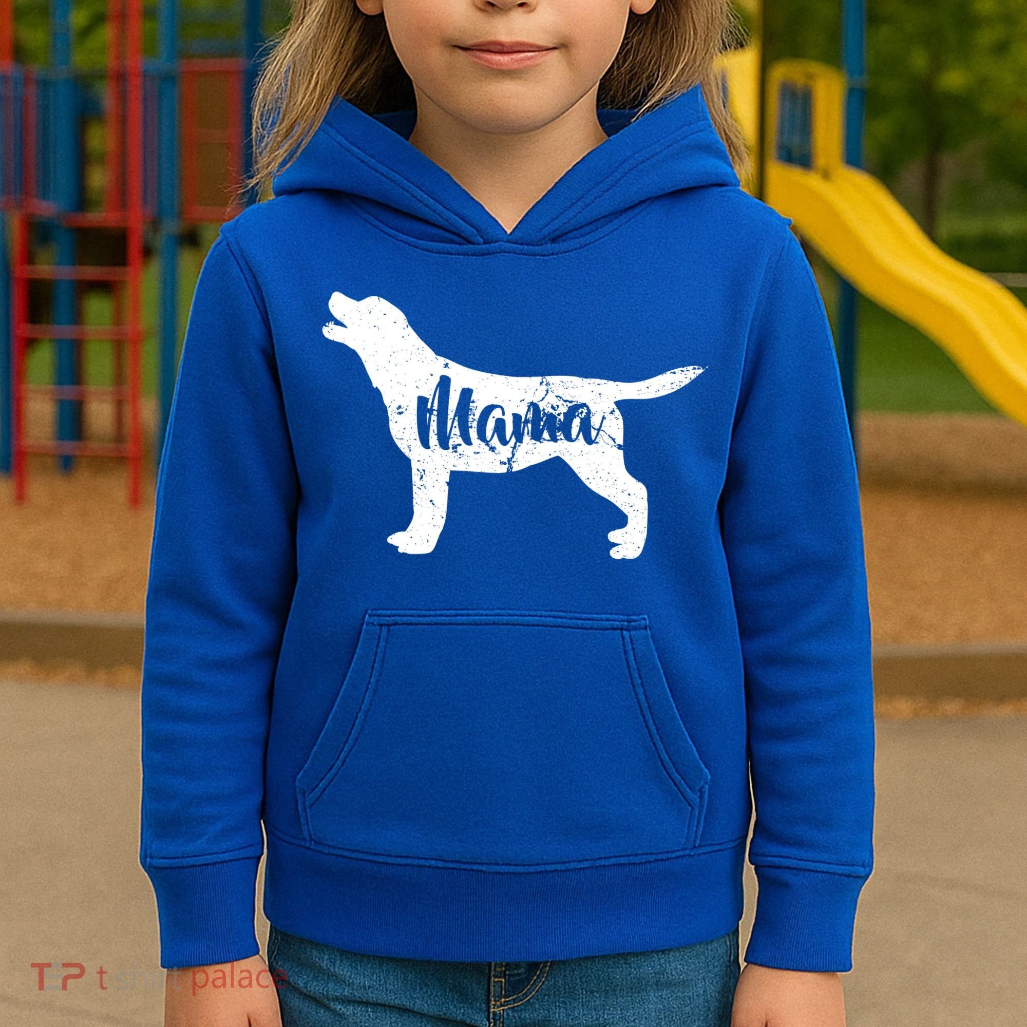 Dog Mama Mom Kids Hoodie