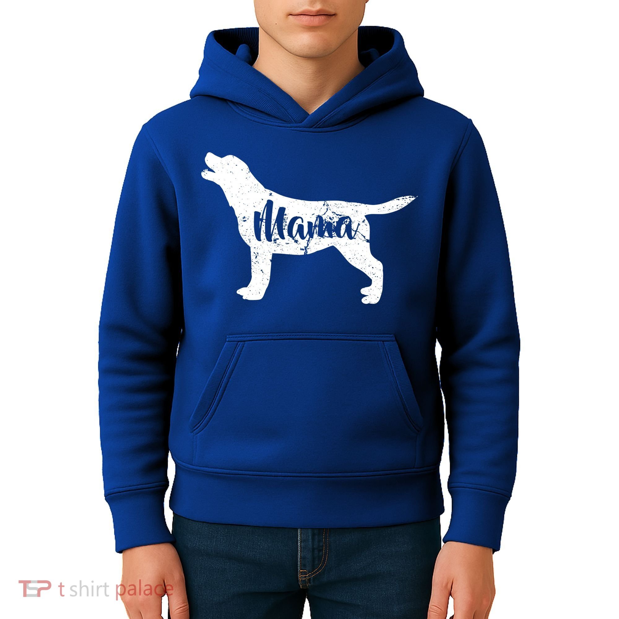 Dog Mama Mom Kids Hoodie