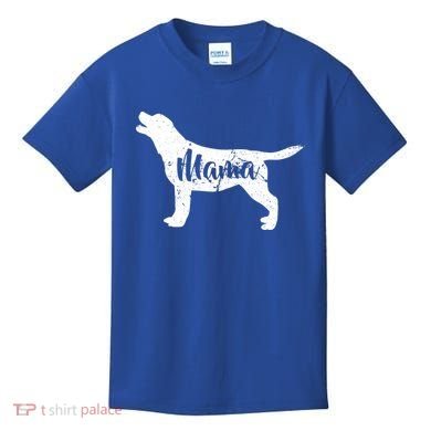 Dog Mama Mom Kids T-Shirt