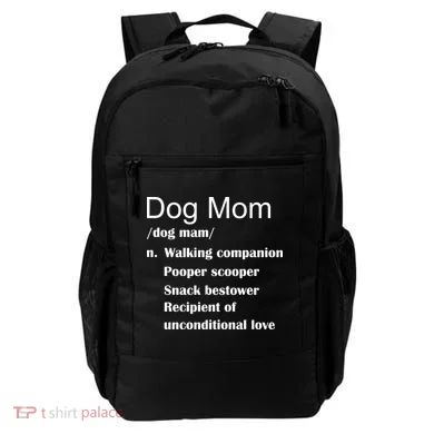 Dog Mom Definition Backpack