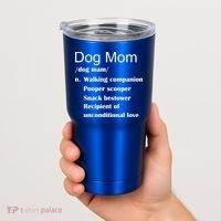 Dog Mom Definition Tumbler thumb 2