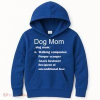 Dog Mom Definition Kids Hoodie thumb 0