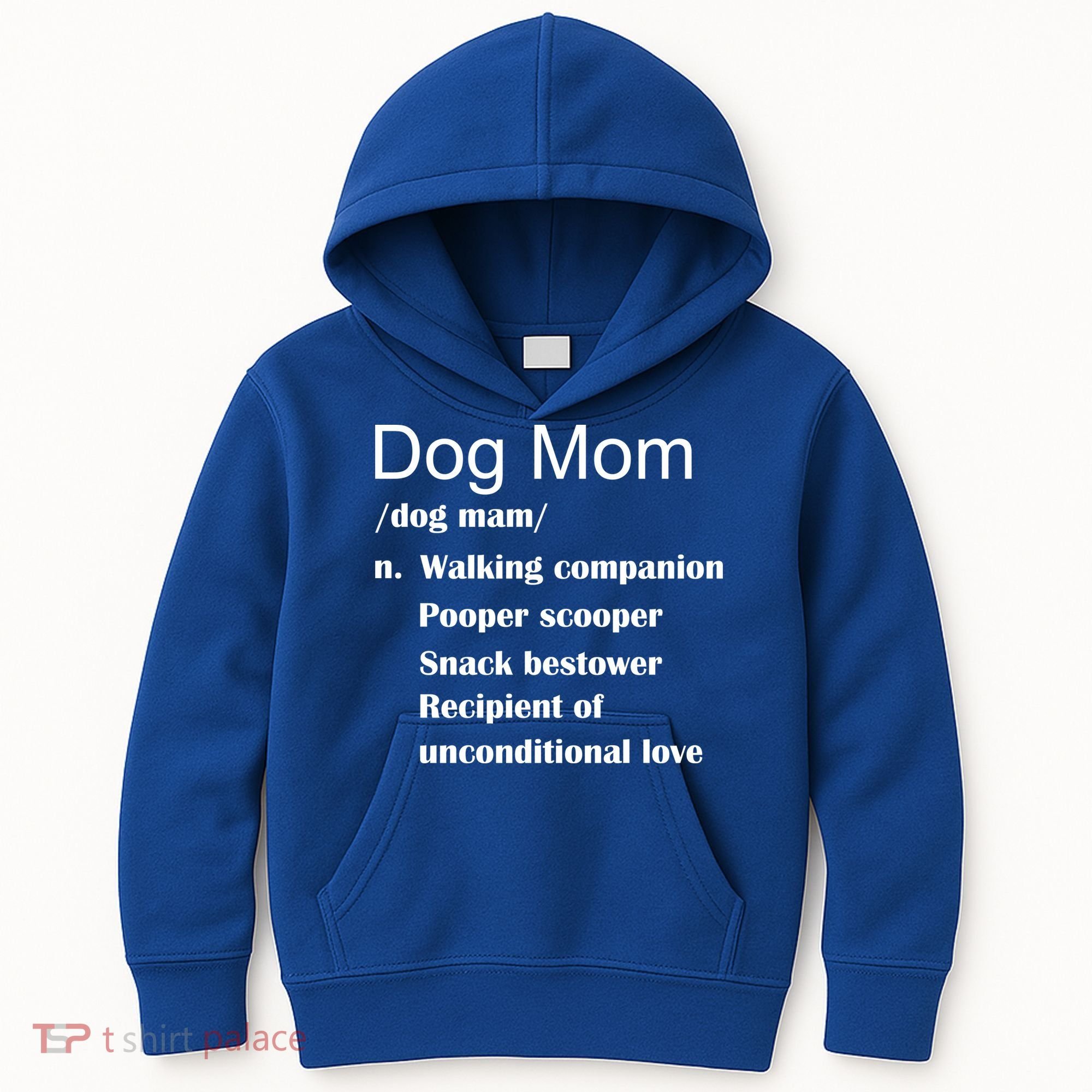 Dog Mom Definition Kids Hoodie