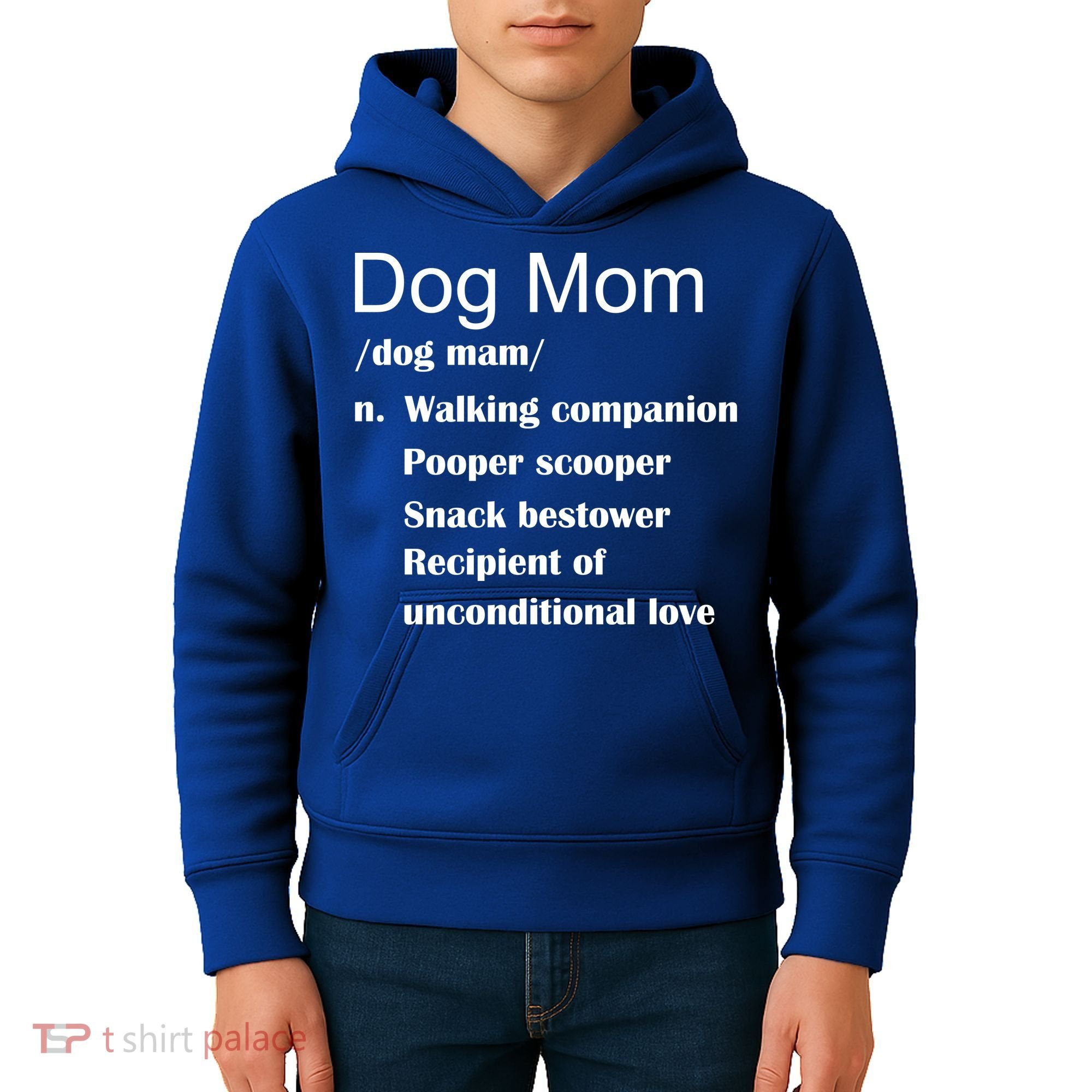 Dog Mom Definition Kids Hoodie