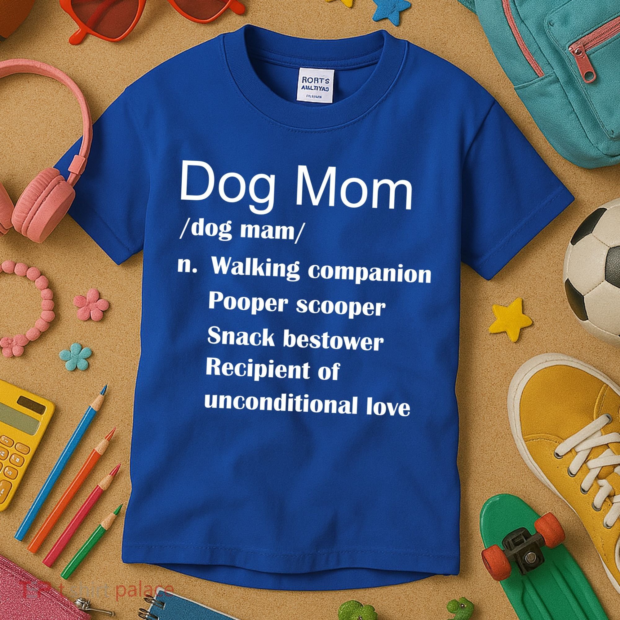 Dog Mom Definition Kids T-Shirt