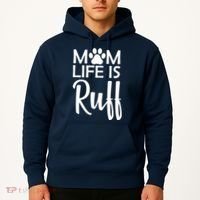 Dog Mom Life Is Ruff Hoodie thumb 2