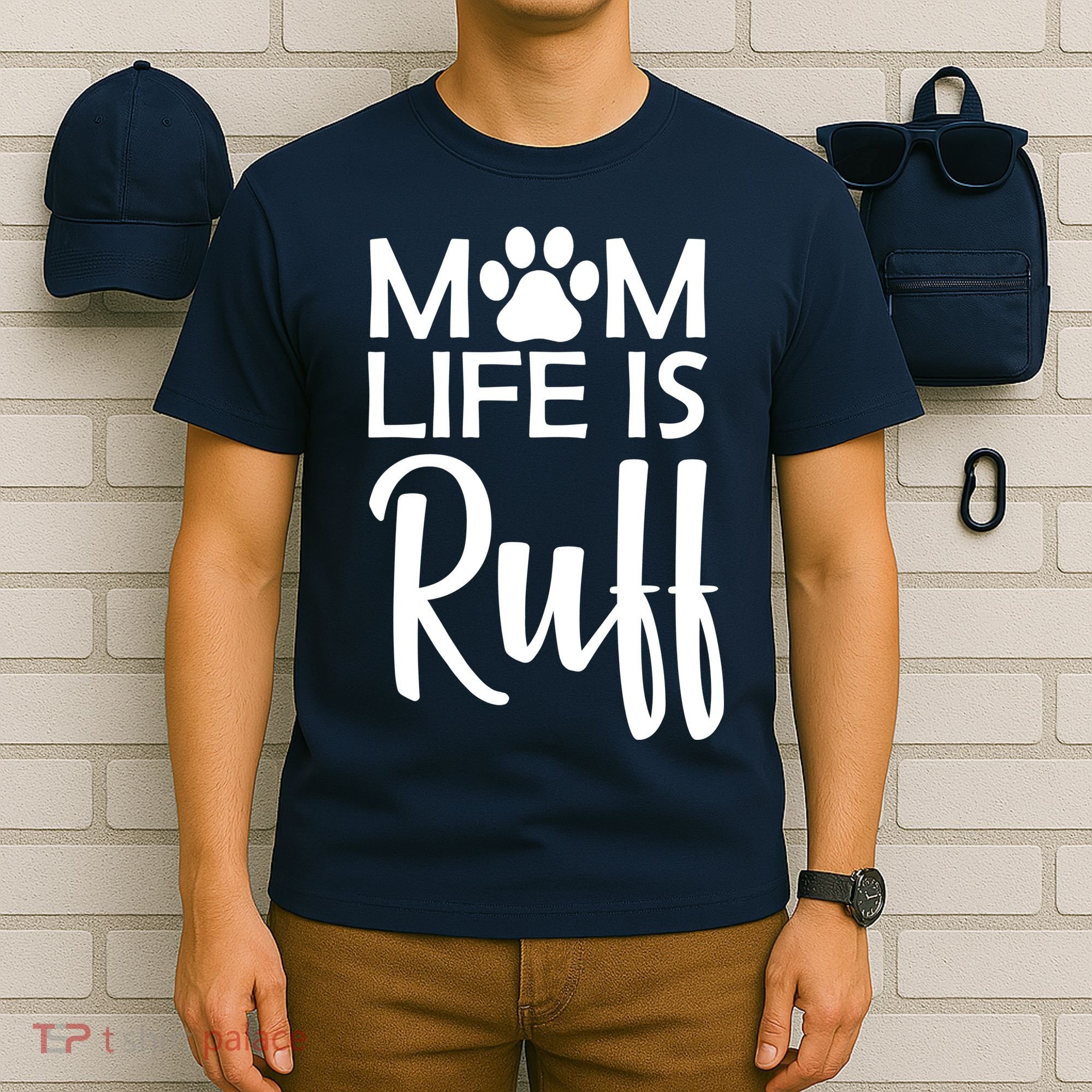 Dog Mom Life Is Ruff T-Shirt