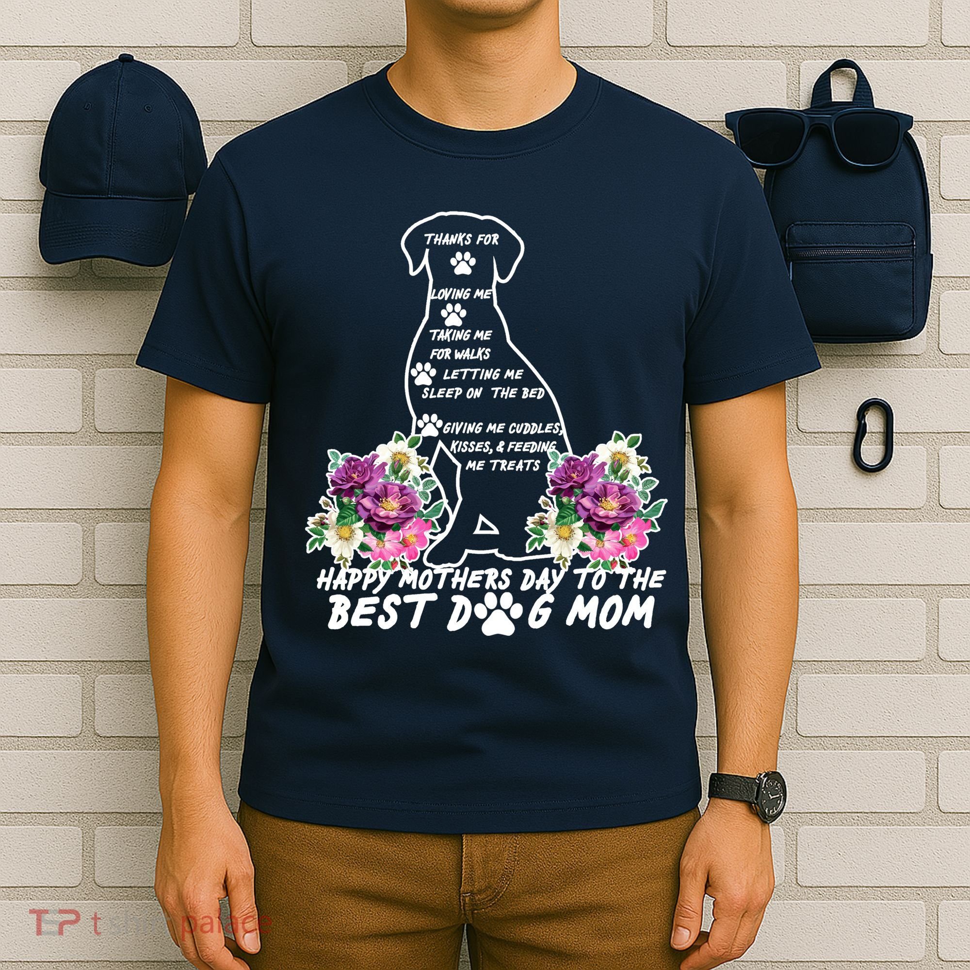 Dog Mom Mothers Day T-Shirt