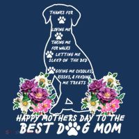 Dog Mom Mothers Day Button thumb 1