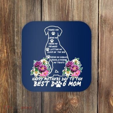 Dog Mom Mothers Day Coaster