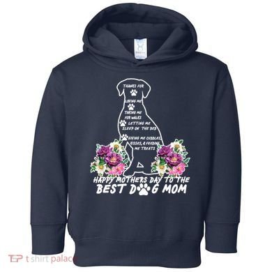 Dog Mom Mothers Day Toddler Hoodie