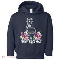 Dog Mom Mothers Day Toddler Hoodie thumb 0