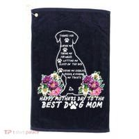 Dog Mom Mothers Day Golf Towel thumb 0