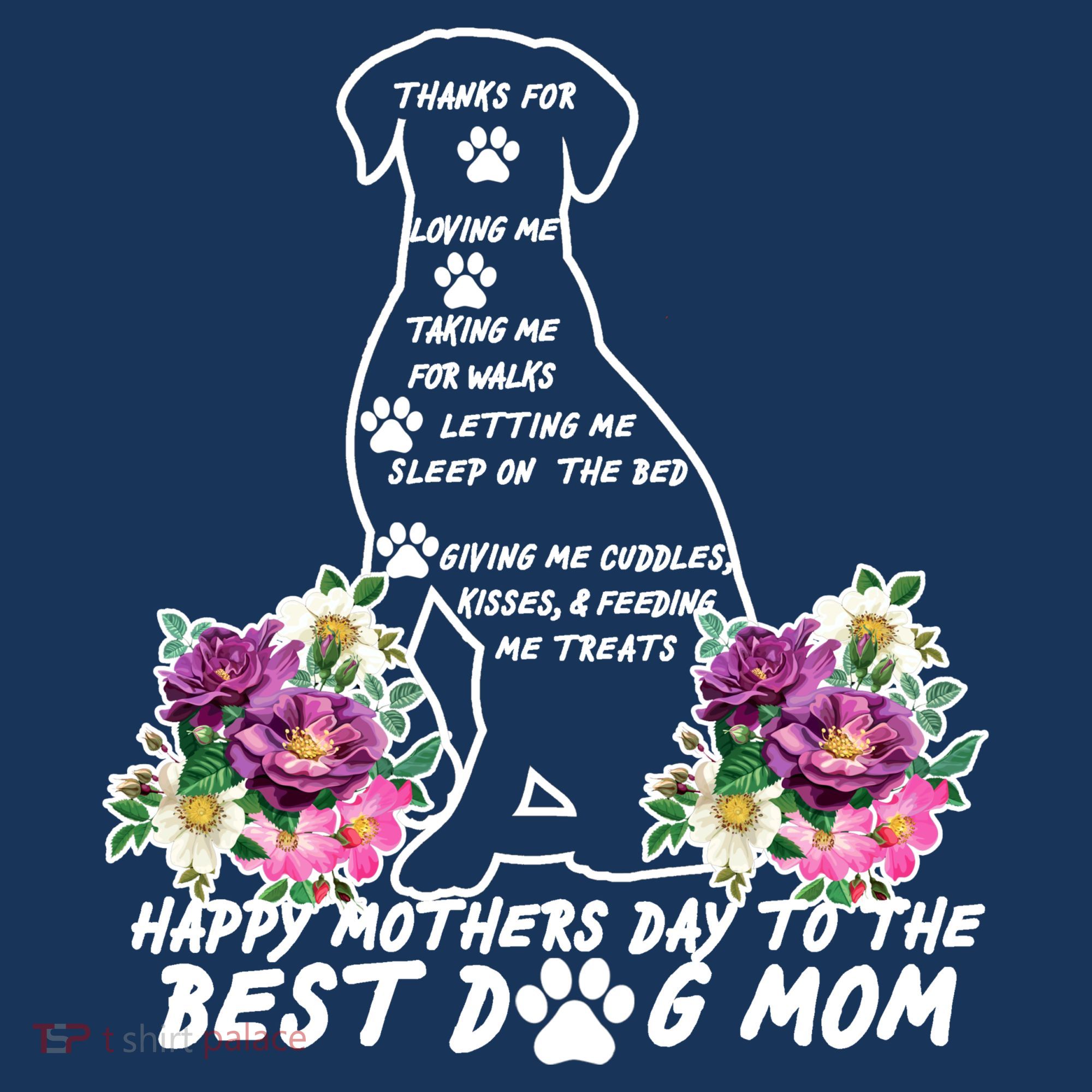 Dog Mom Mothers Day Toddler T-Shirt