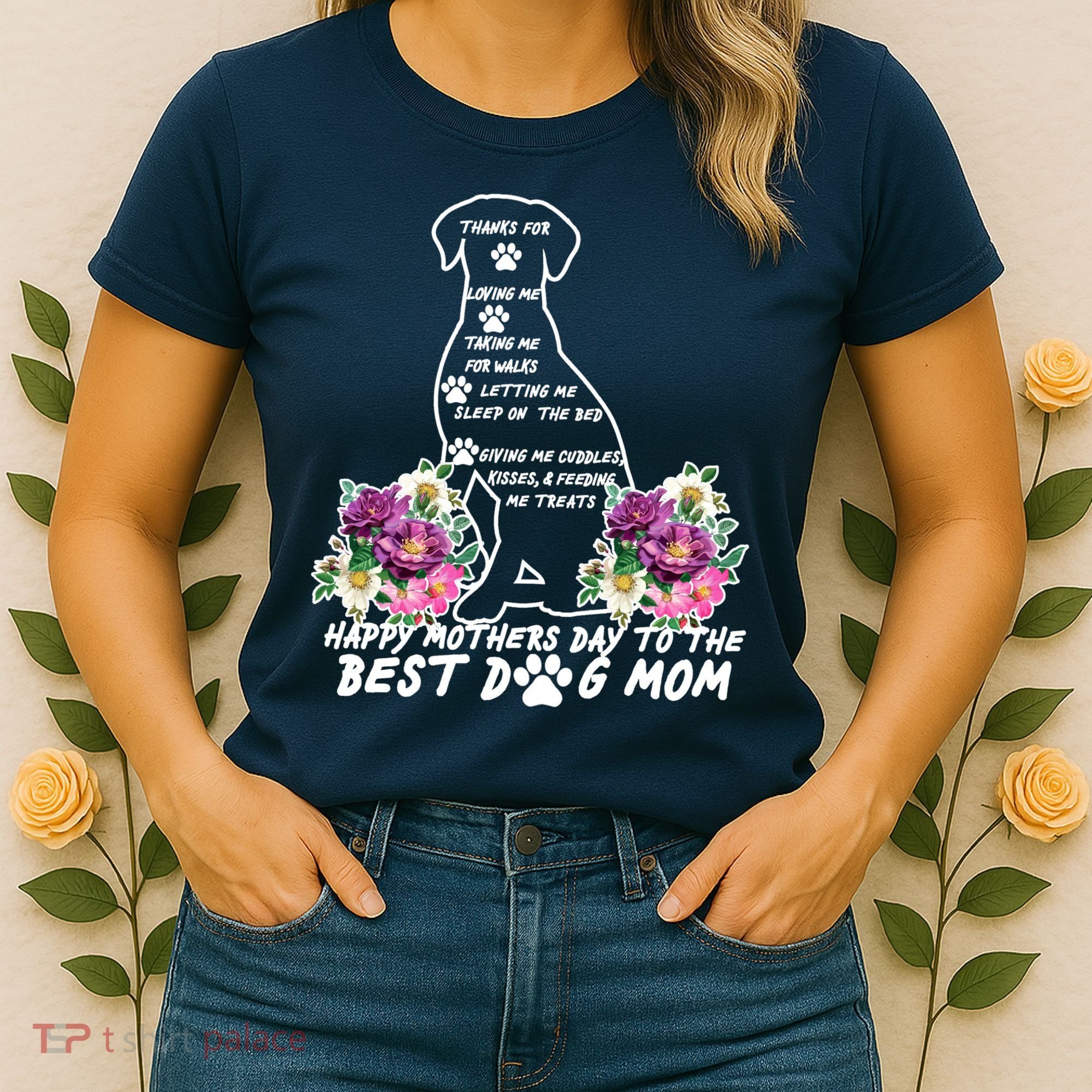 Dog Mom Mothers Day Women's T-Shirt