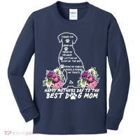 Dog Mom Mothers Day Kids Long Sleeve Shirt thumb 0