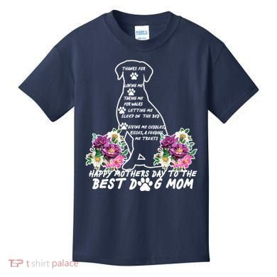 Dog Mom Mothers Day Kids T-Shirt