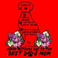 Dog Mom Mothers Day Santa Hat thumb 1